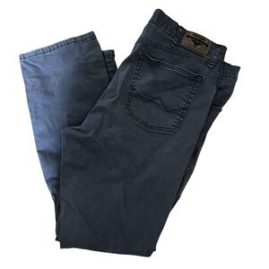 Wrangler Signature Straight Fit Jeans Comfort Gray Denim Pants‎ Size 38